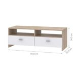 Meuble Tv Mat/Chêne