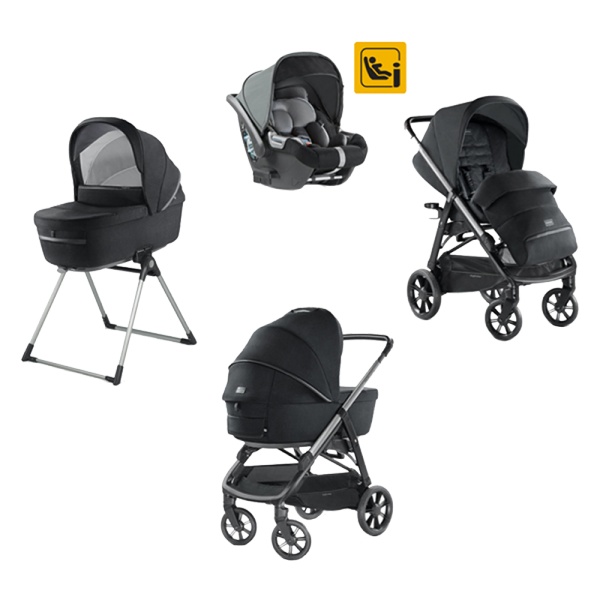 poussette trio aptica châssis noir