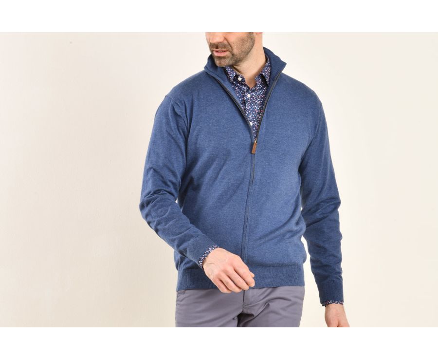 PULL FIN HOMME COTON BIO