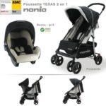 Poussette combinée 2 en 1
